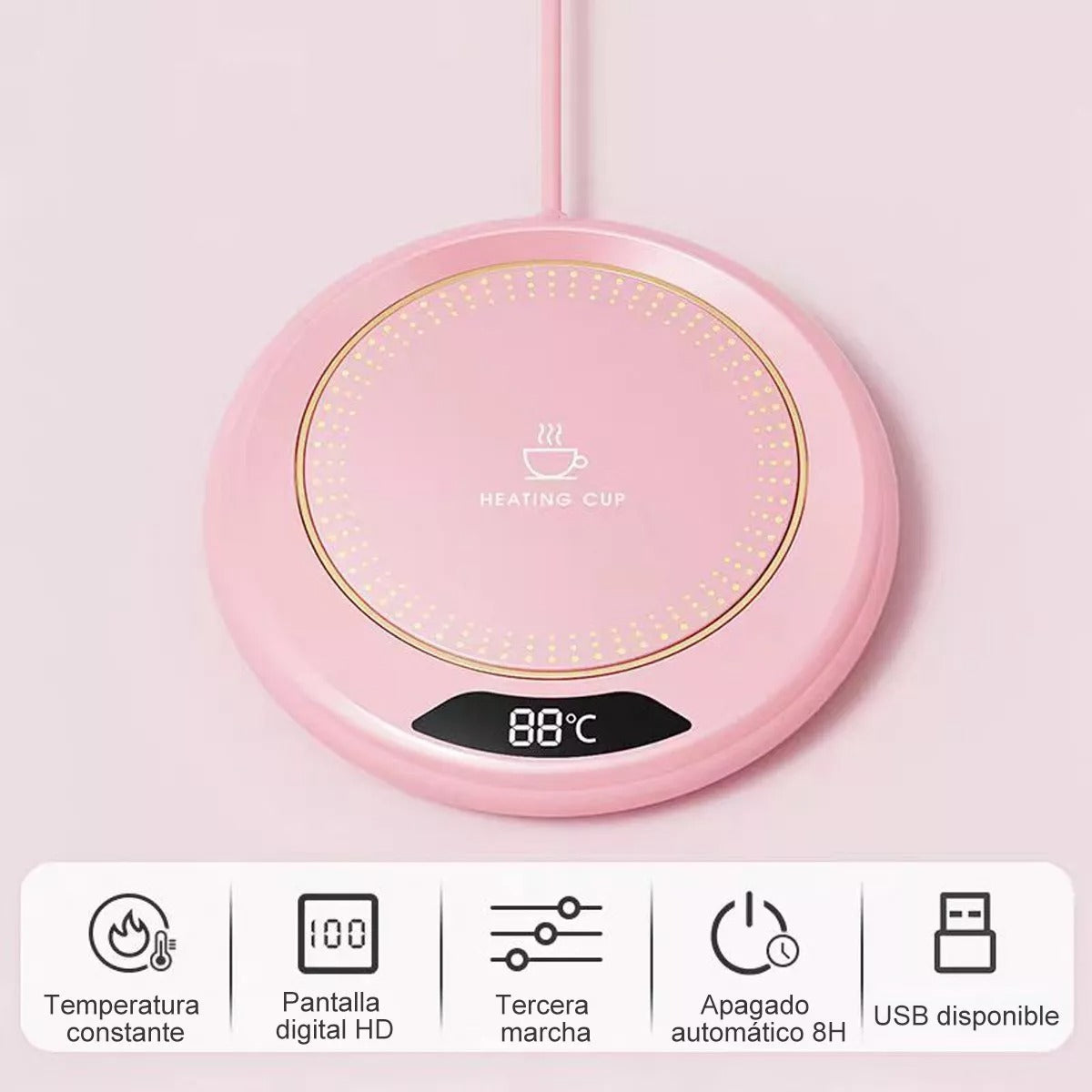 Calentador de taza USB