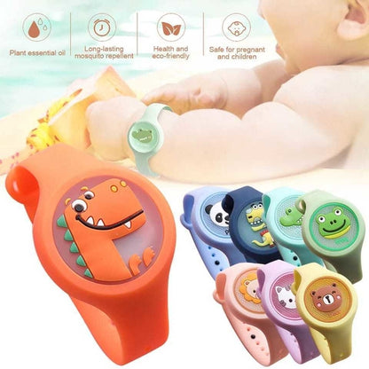 Pulsera para niños en forma de reloj repelente de mosquitos