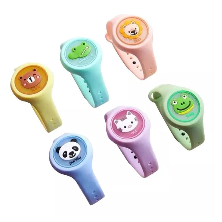 Pulsera para niños en forma de reloj repelente de mosquitos