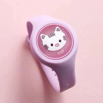 Pulsera para niños en forma de reloj repelente de mosquitos
