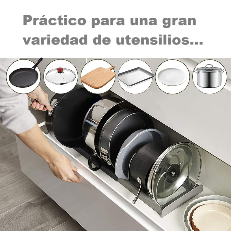Rack Organizador De Tapas De Ollas