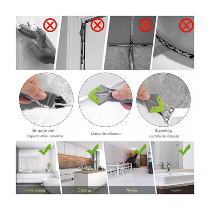 Raspador Removedor y Sellador de Silicona