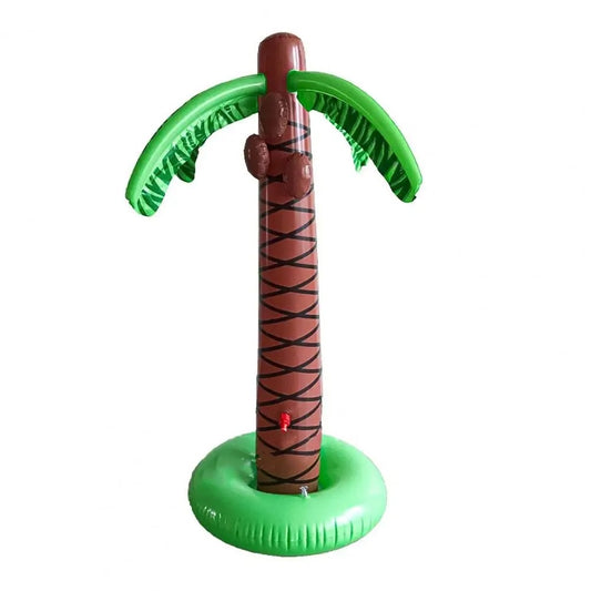 Palmera inflable con rociador de agua