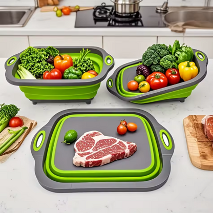 Tabla de Corte Expandible Multiuso 3 en 1