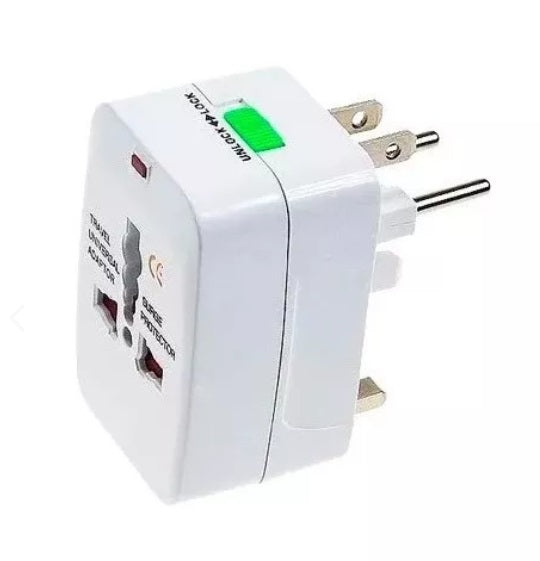 Adaptador enchufe universal para viajes