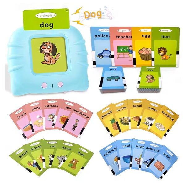 Juego lector de tarjetas aprendo inglés