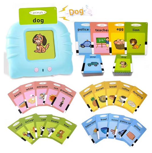 Juego lector de tarjetas aprendo inglés