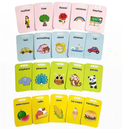 Juego lector de tarjetas aprendo inglés