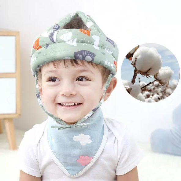 Casco antigolpes acolchado para niños