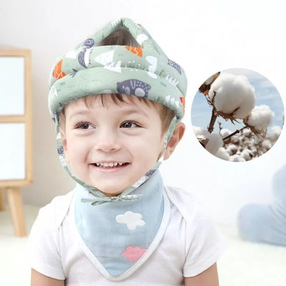 Casco antigolpes acolchado para niños