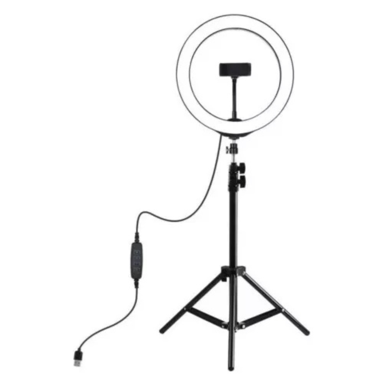Aro de luz LED con trípode