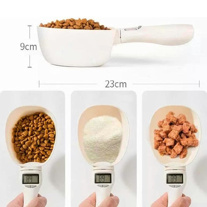 Cuchara digital Pesa de alimento para mascotas