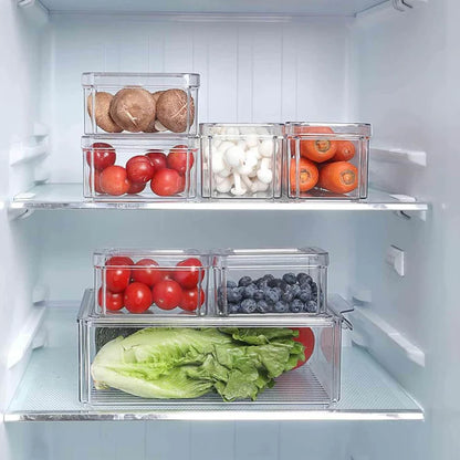 Set de 7 contenedores para refrigerador