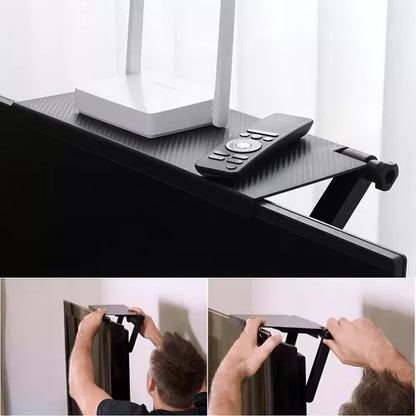 Soporte organizador de TV y Computador
