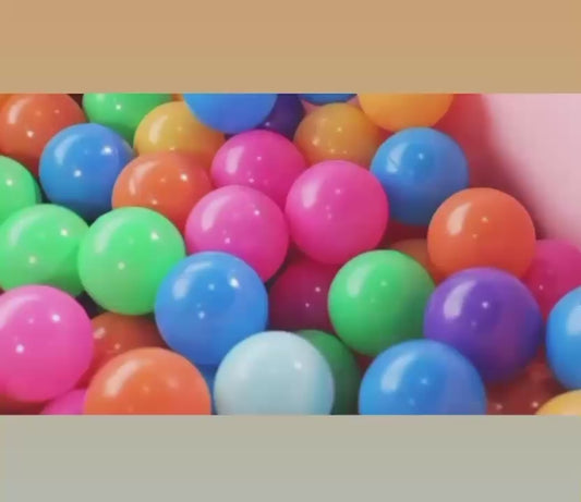 Pack de 100 Pelotas Plásticas para Piscina