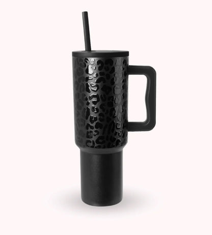Vaso Térmico Animal Print Negro 1200ml