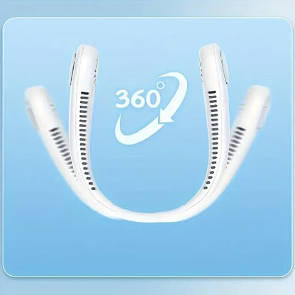 Ventilador de Cuello Portátil Recargable